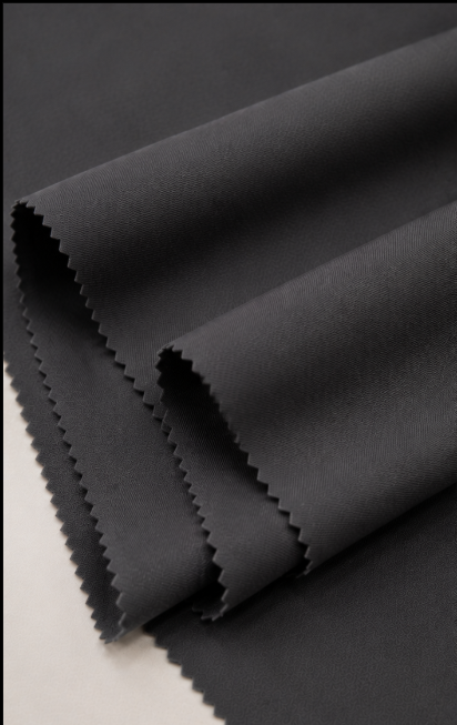 Charcoal Grey Poly-Viscose